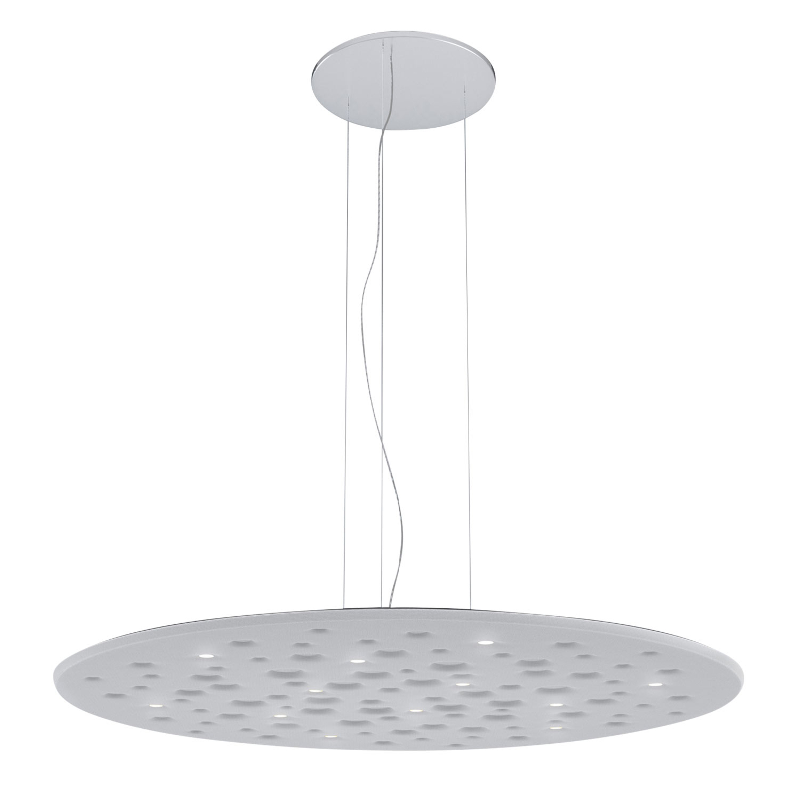 Artemide Silent Field 2.0, lampada a sospensione a LED in basso