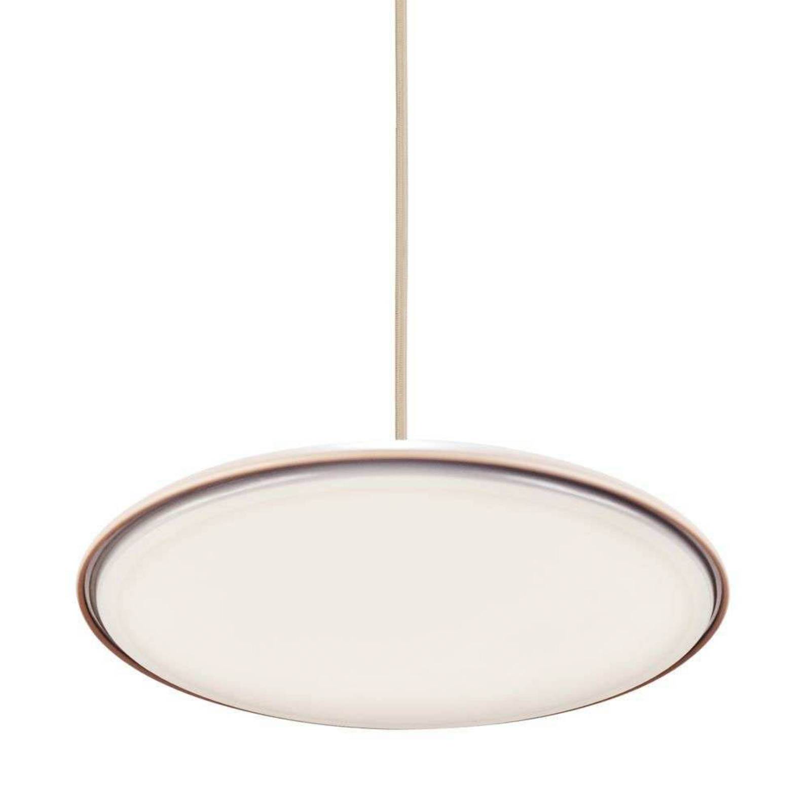 Lampa wisząca LED Artist, Ø 40 cm, kolor różowy, metal
