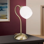 Tischleuchte Doma, Höhe 30 cm, Eisen, Glas