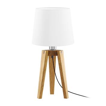 HerzBlut Anni bordlampe tripod tre stoffskjerm