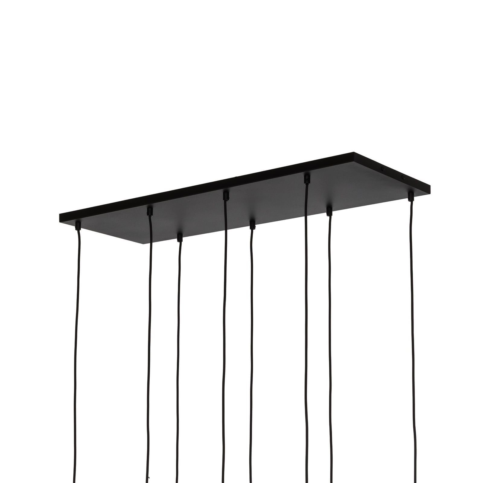 Żyrandol Cubus, 68 cm, 8-punktowa, przezroczysta/miodowa/brązowa, szkło