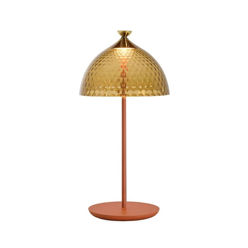 Kartell - Pumo Tischleuchte Brick/Bernstein