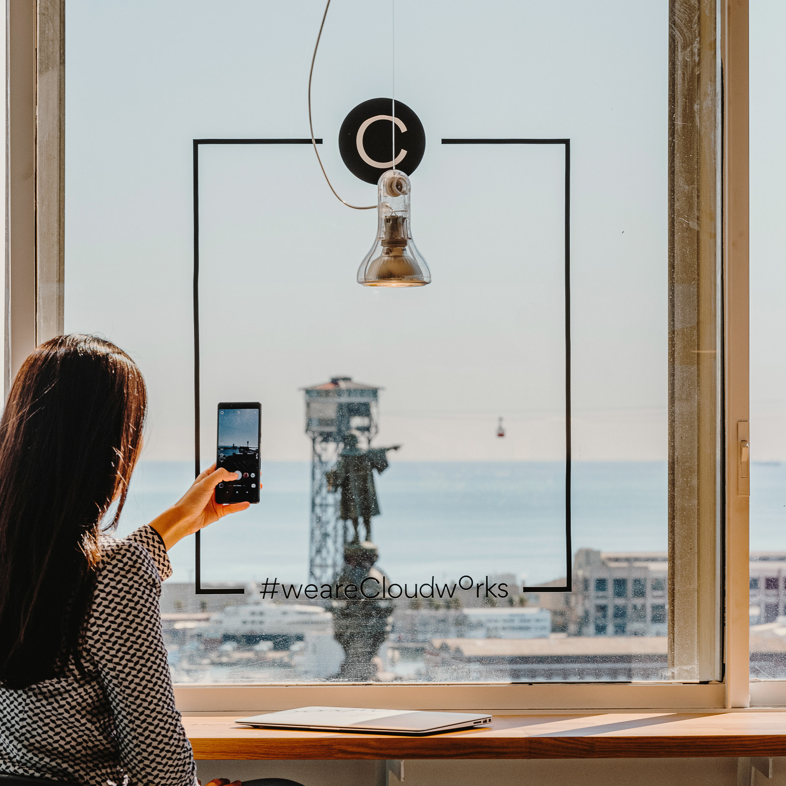 Lampa suspendată MARSET Atlas 2.700 K Ø 11 cm transparentă - Camera de zi / sufragerie - Modern - Plastic