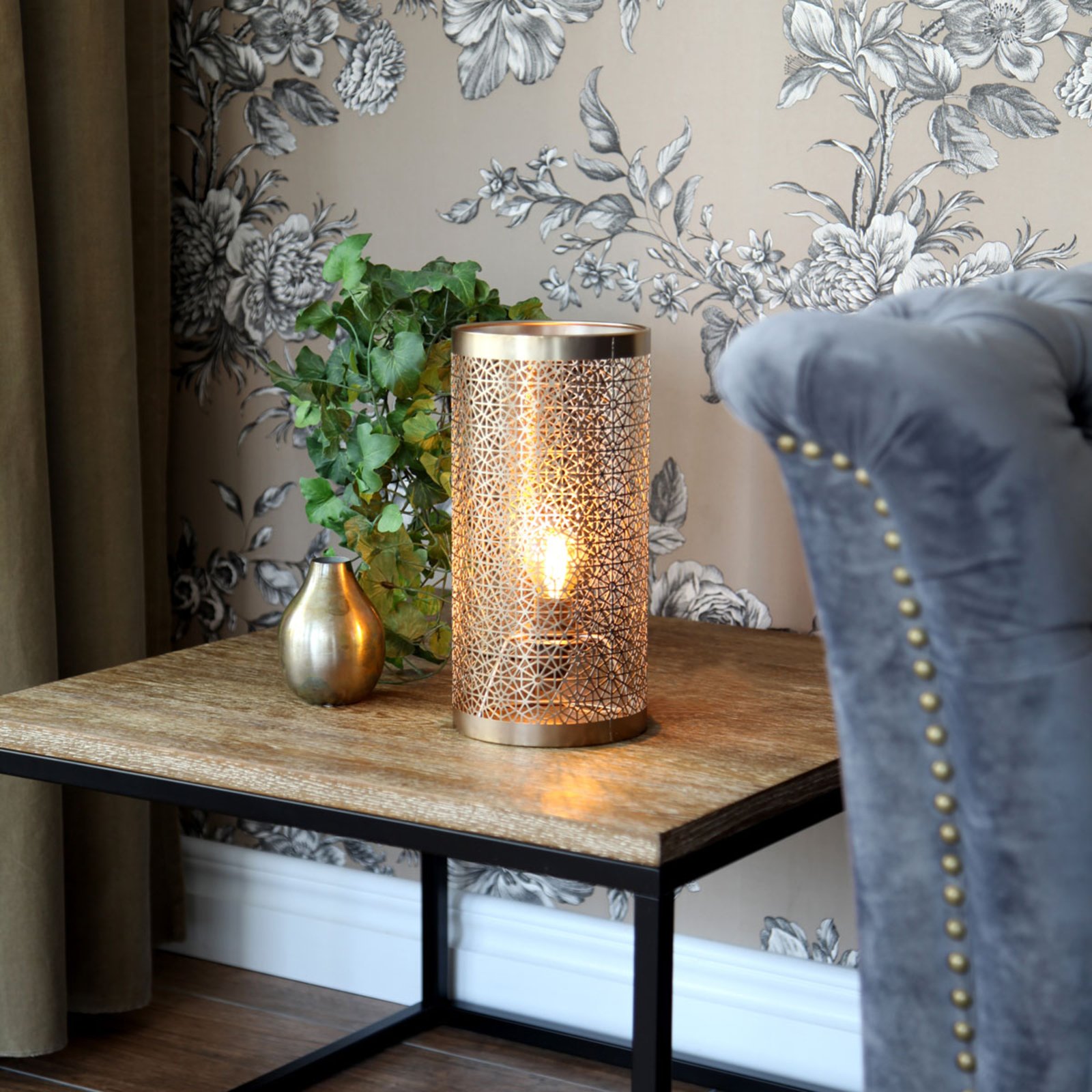 Hermine Table Lamp H28 cm Brass - By Rydéns