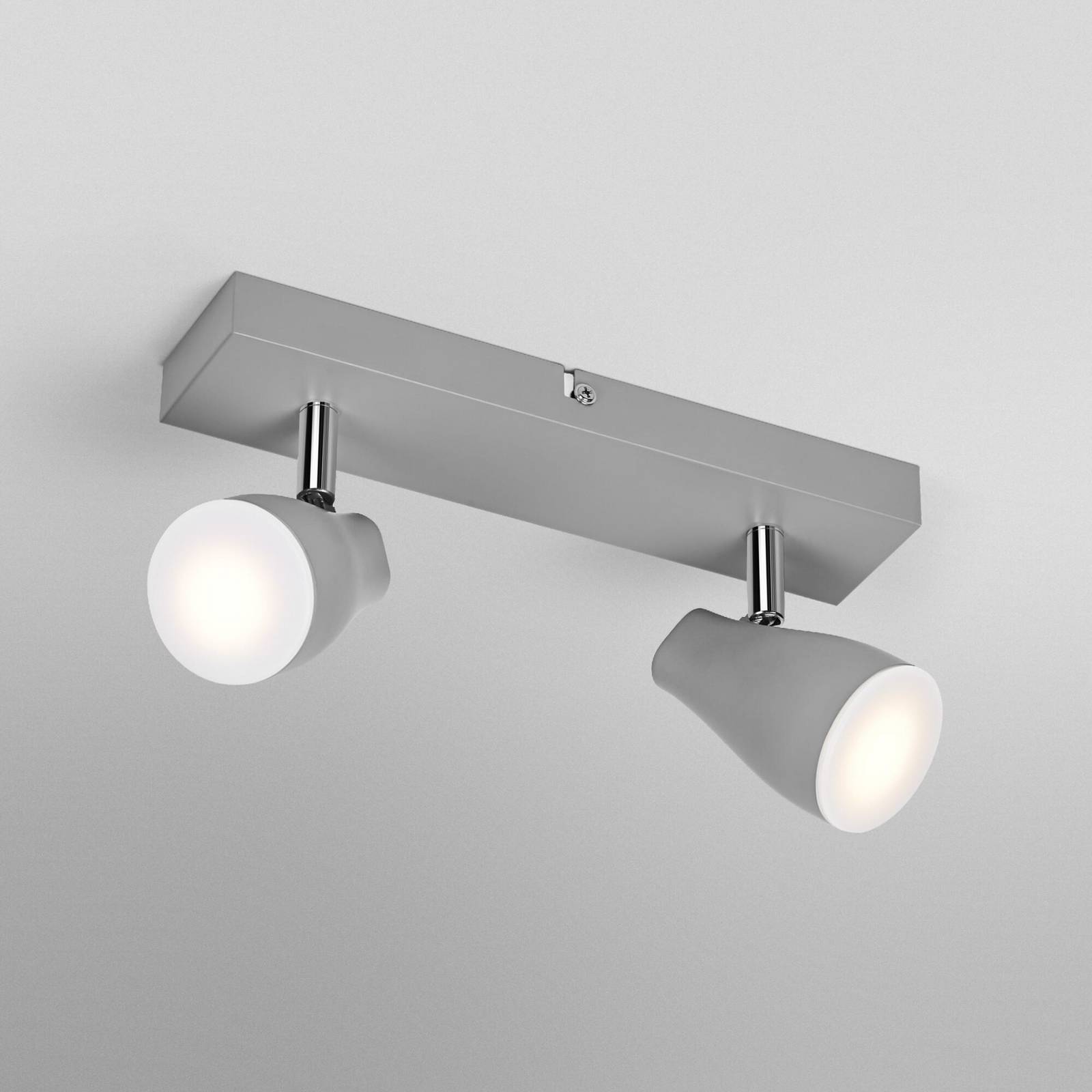 Reflektor sufitowy OSRAM PEAR, szary, 2-punktowa, GU10-LED 2700 K