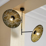 MARKET SET Gatsby ceiling lamp, 2-bulb