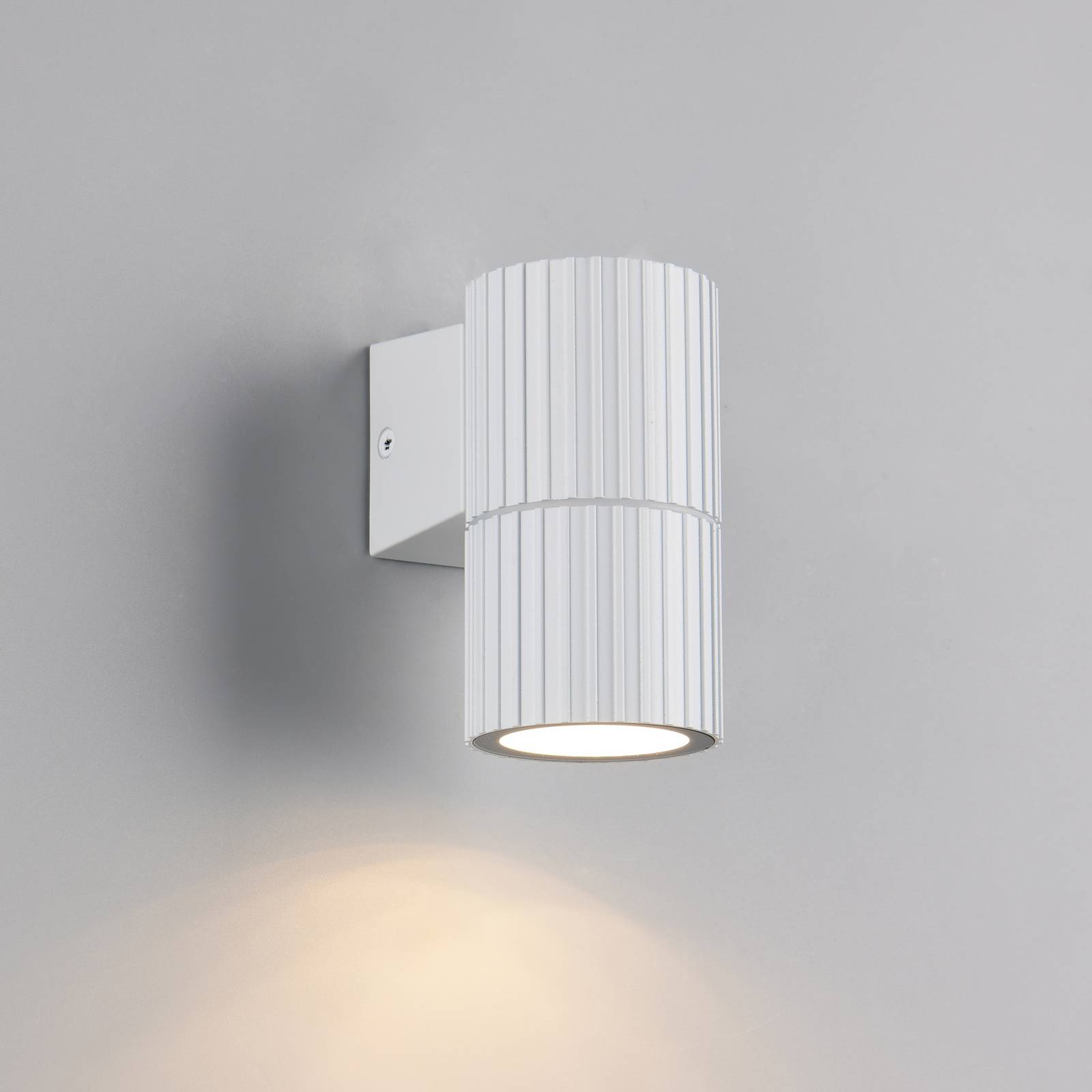Trio Lighting Applique d'extérieur Parana, blanc mat, hauteur 11 cm, métal