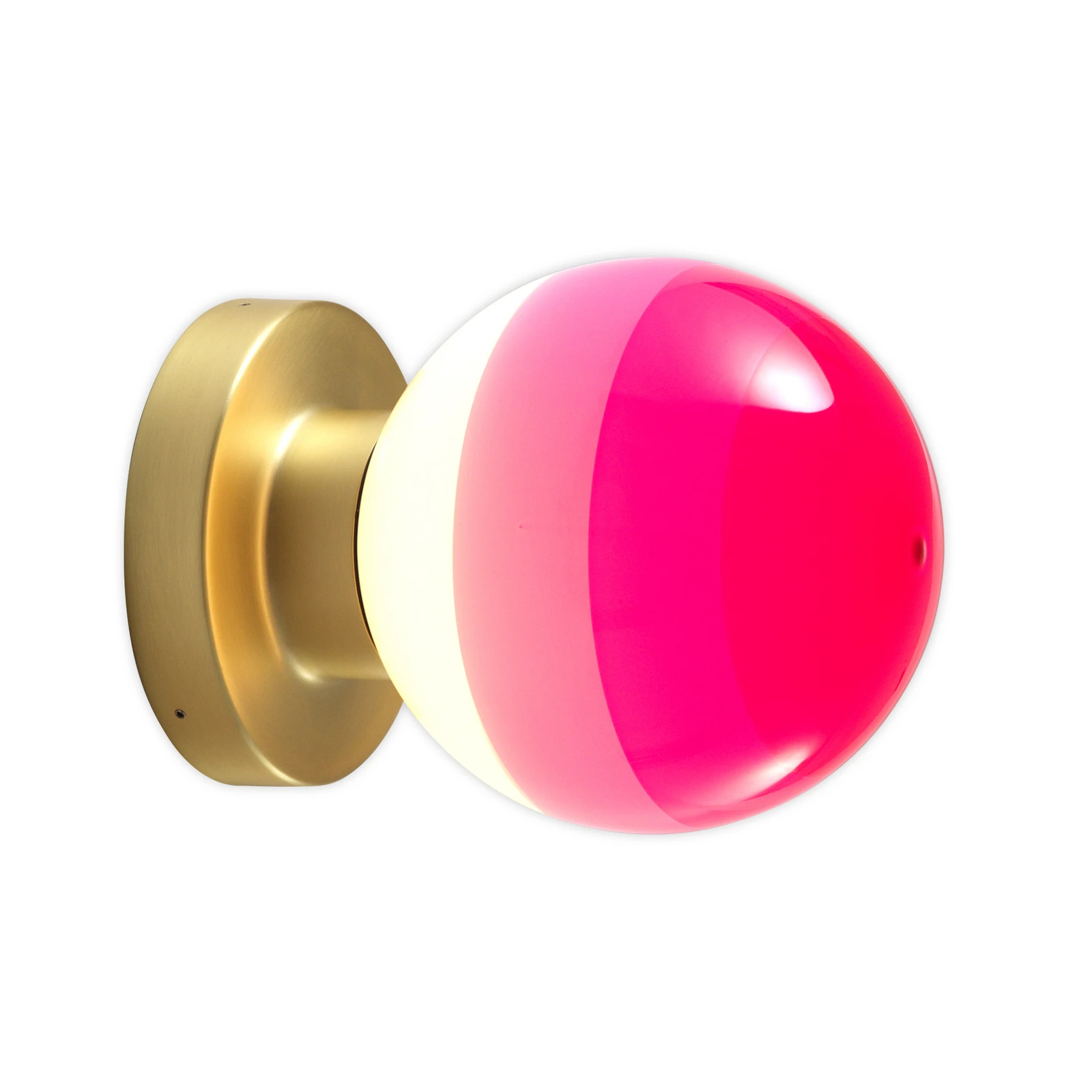 Aplique de pared LED MARSET Dipping Light A2, rosa/dorado