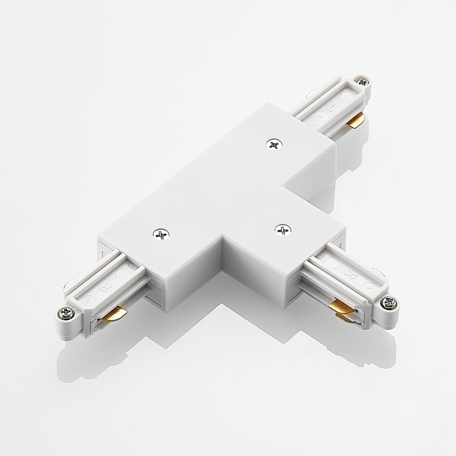 Lindby Linaro T-connector 1-circuit system, white