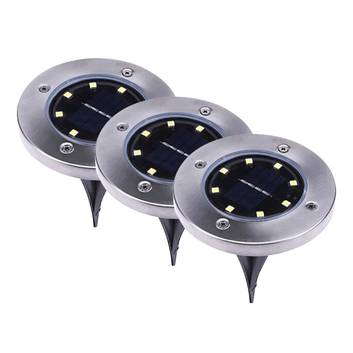 Set di 3 lampade LED solari Ronda a picchetto