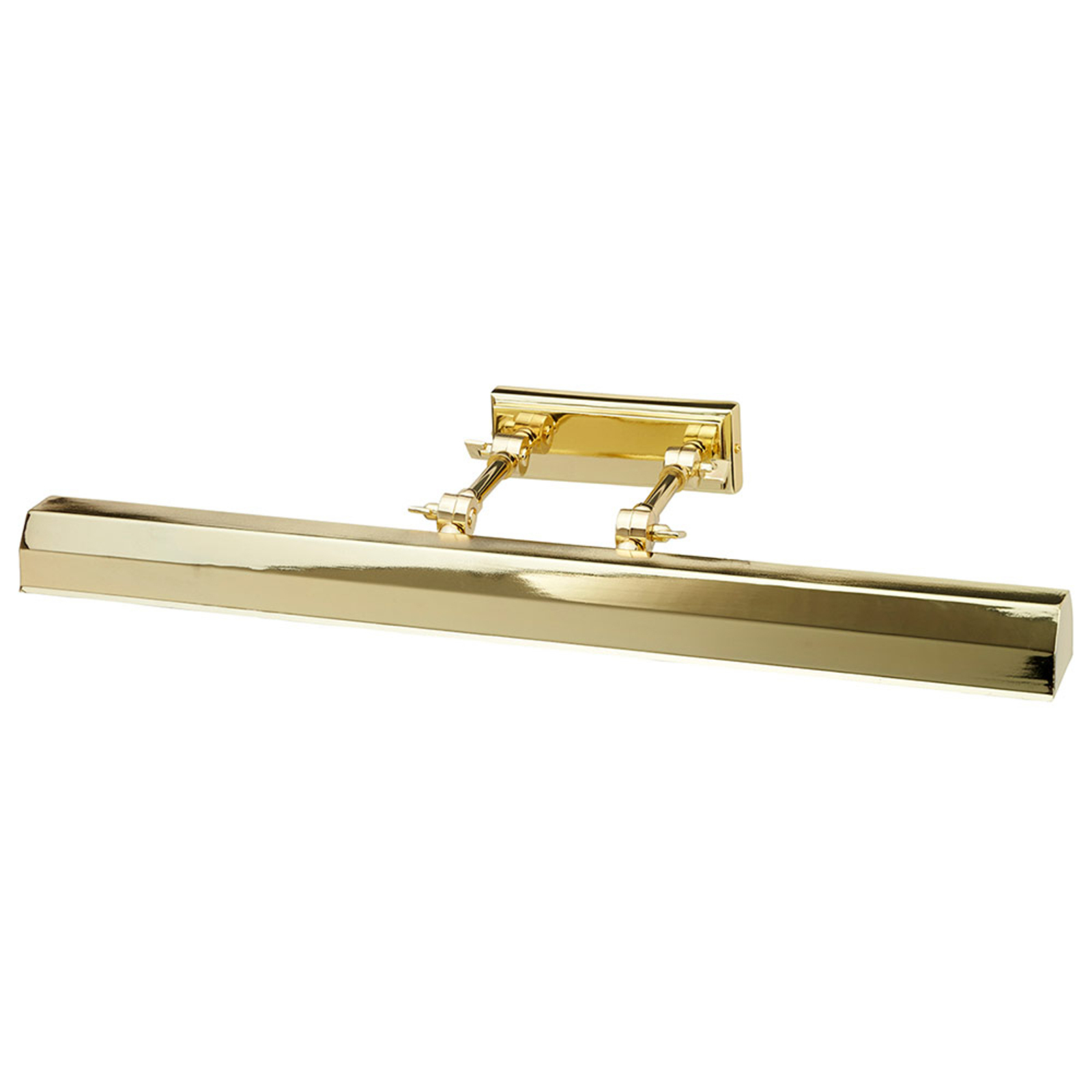 Chawton picture light, polished brass, 65.2 cm