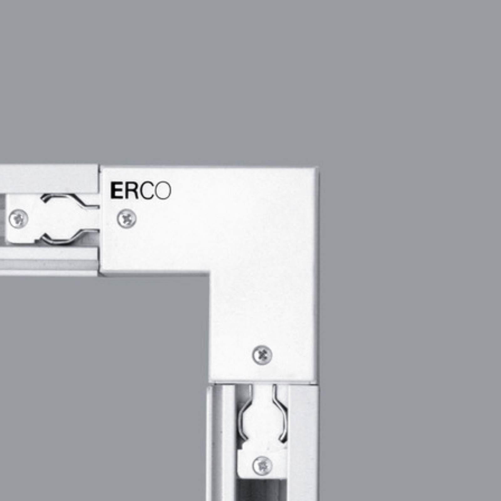 Image of ERCO raccord d’angle pour rail triphasé, blanc 