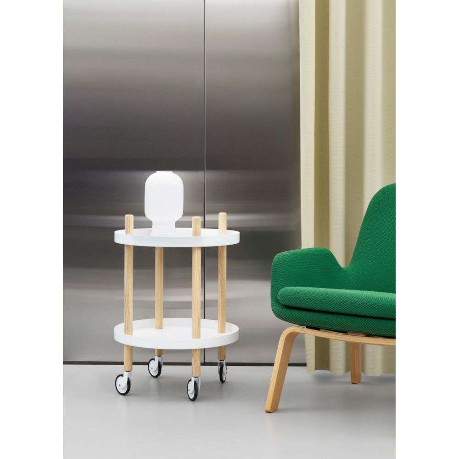 Block Table Ø45 White - Normann Copenhagen