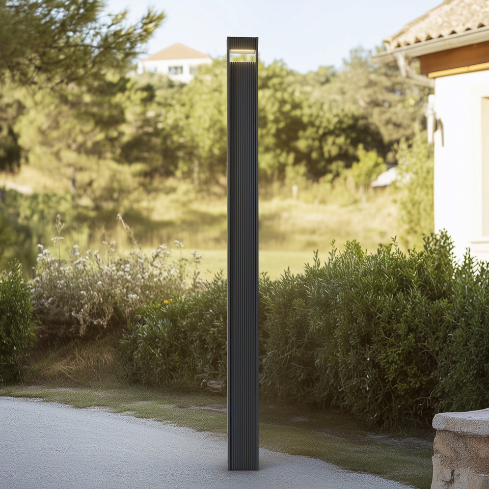 Lucande Tavion LED Utomhus Lampa H230 Antrasitt, svart från Lucande