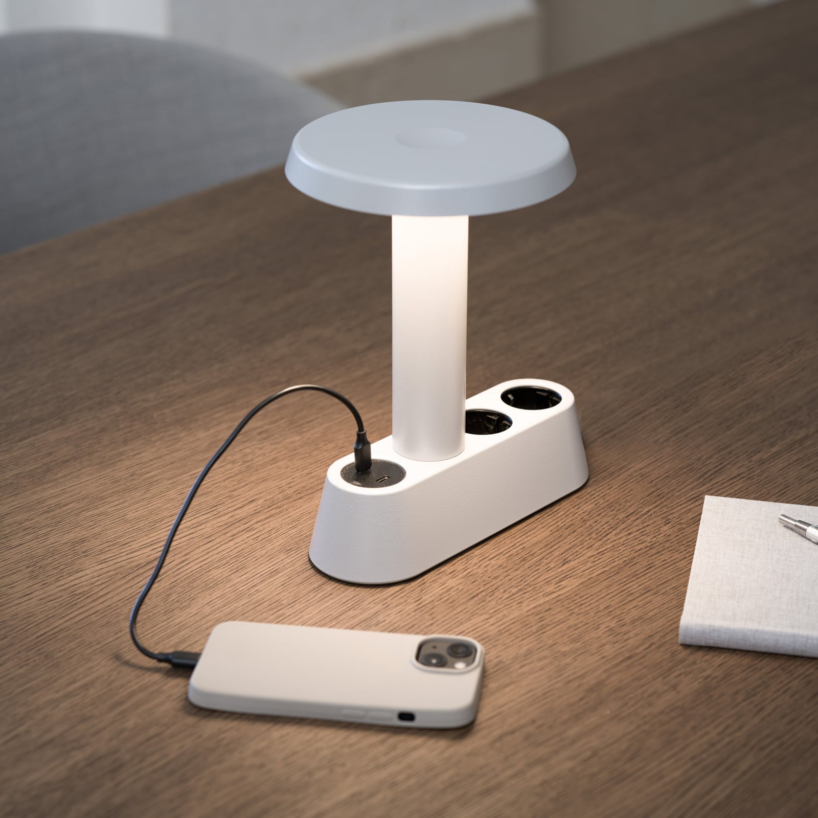 Lampe de table NOMAD LAMP 01, aluminium, 19 cm - Forming Function Lampe de table NOMAD LAMP 01, aluminium, 19 cm - Forming Function