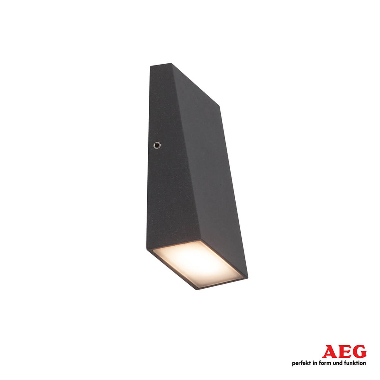 AEG Tivana - LED outdoor wall lamp with nano coating, aluminium, plastic, 3 W, energy efficiency: A+, W: 6.5 cm, H: 11.5 cm