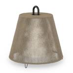 WEVER & DUCRÉ lámpaernyő Costa 1.0, homok, kötél, Ø 39 cm