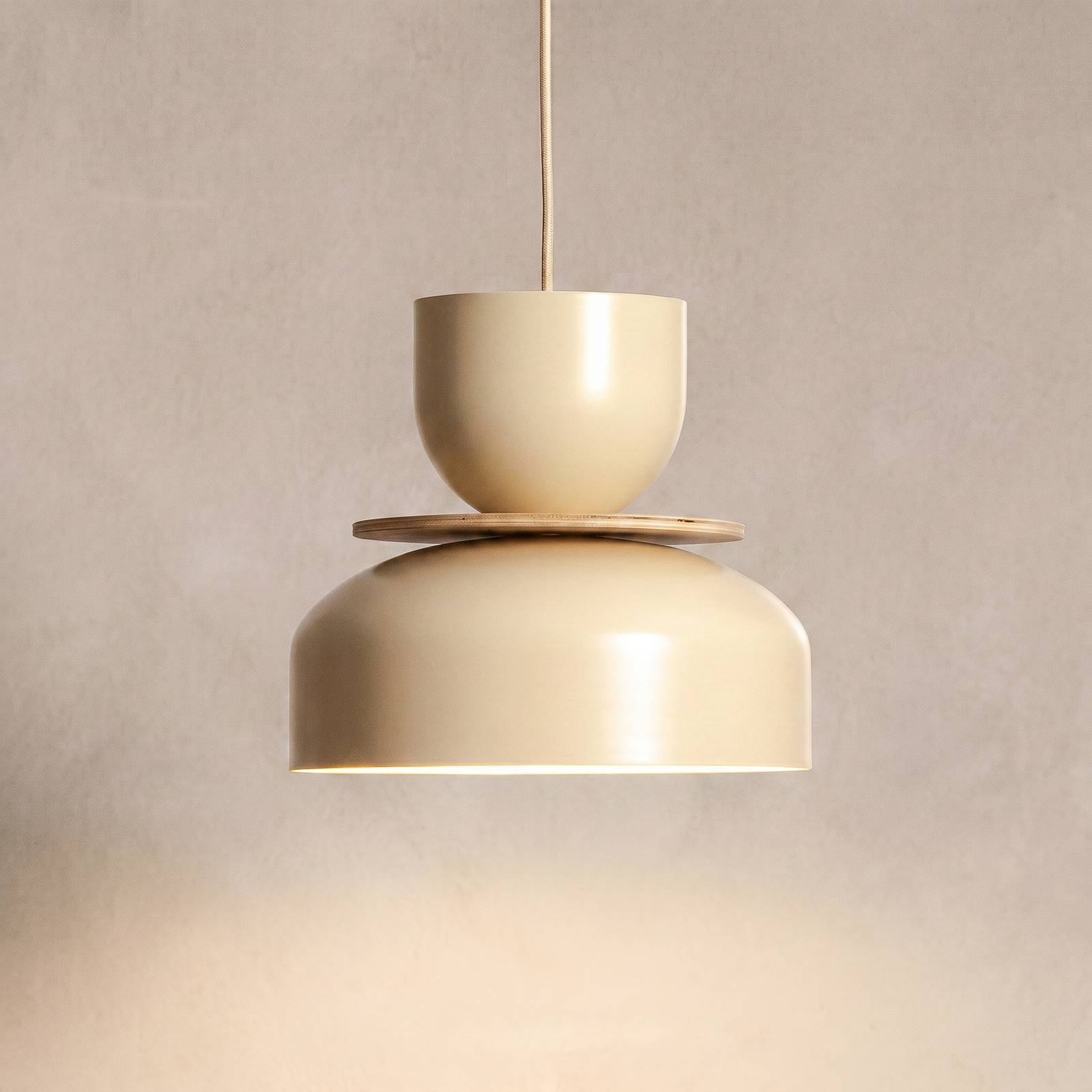 ALDEX Suspension Uto, crème/câble crème, Ø 30 cm, métal