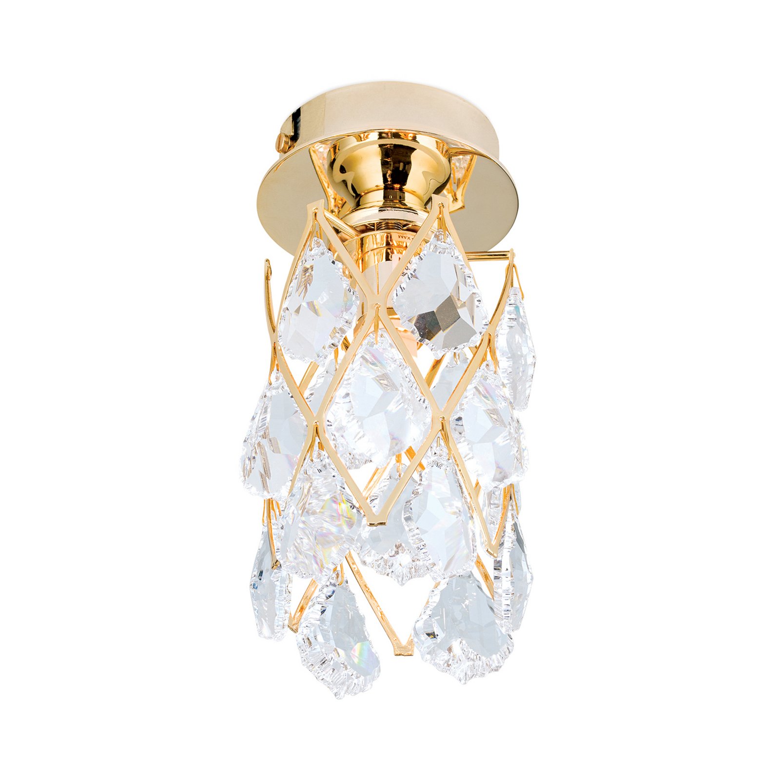 Charlene Crystal Ceiling Light Gold-Plated