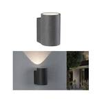 Paulmann Concrea udendørs LED-væglampe, cylinder