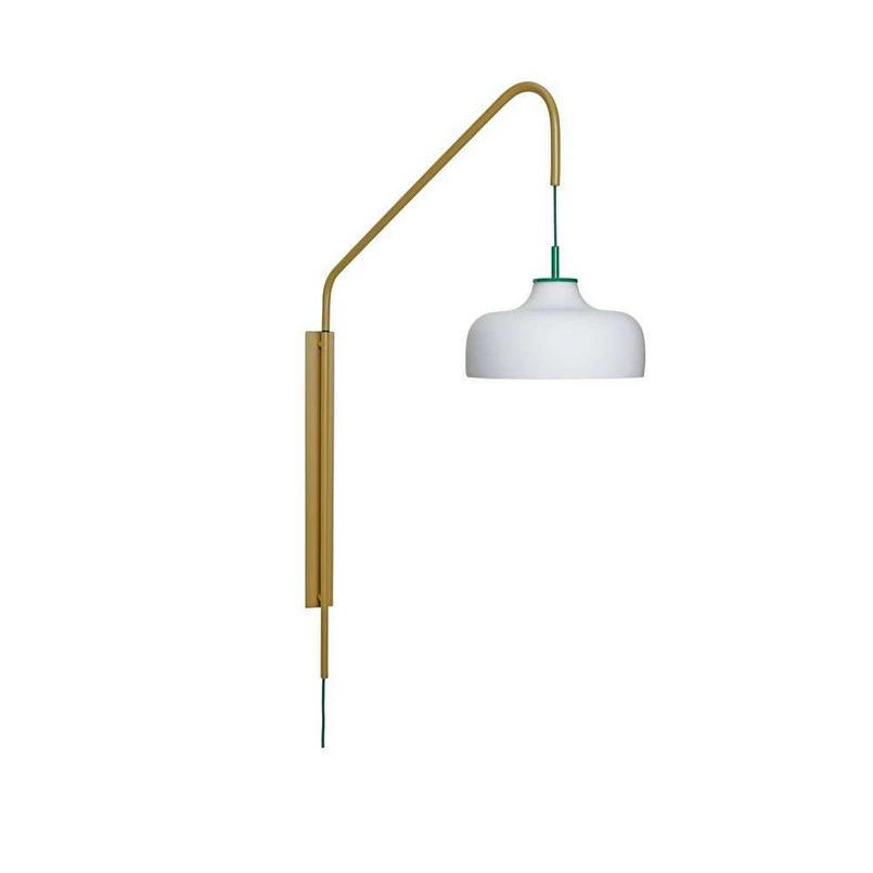 Hübsch - Current Væglampe Green/Khaki