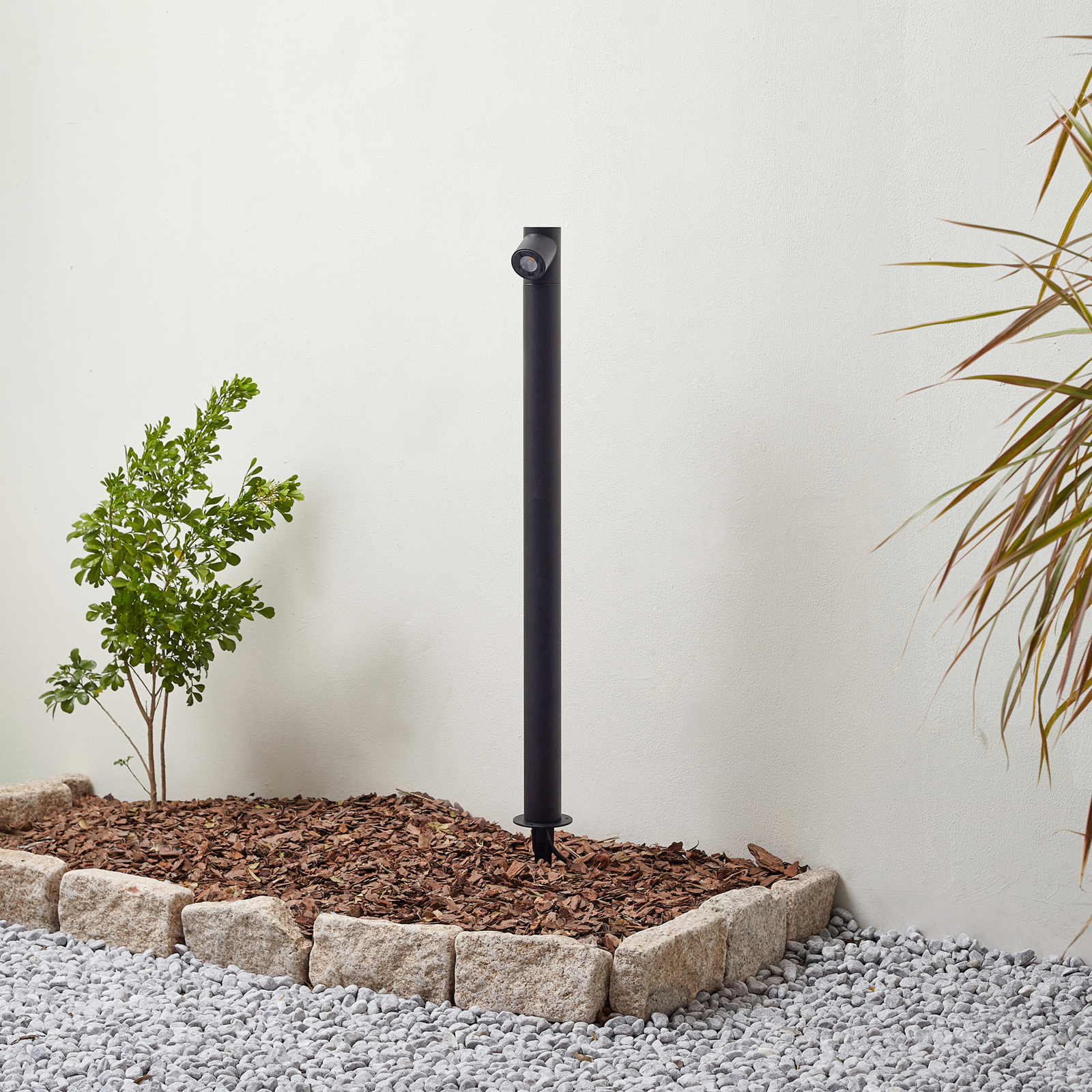 Luzian LED Kerti lámpa H80 w/Spear Fekete - Lindby