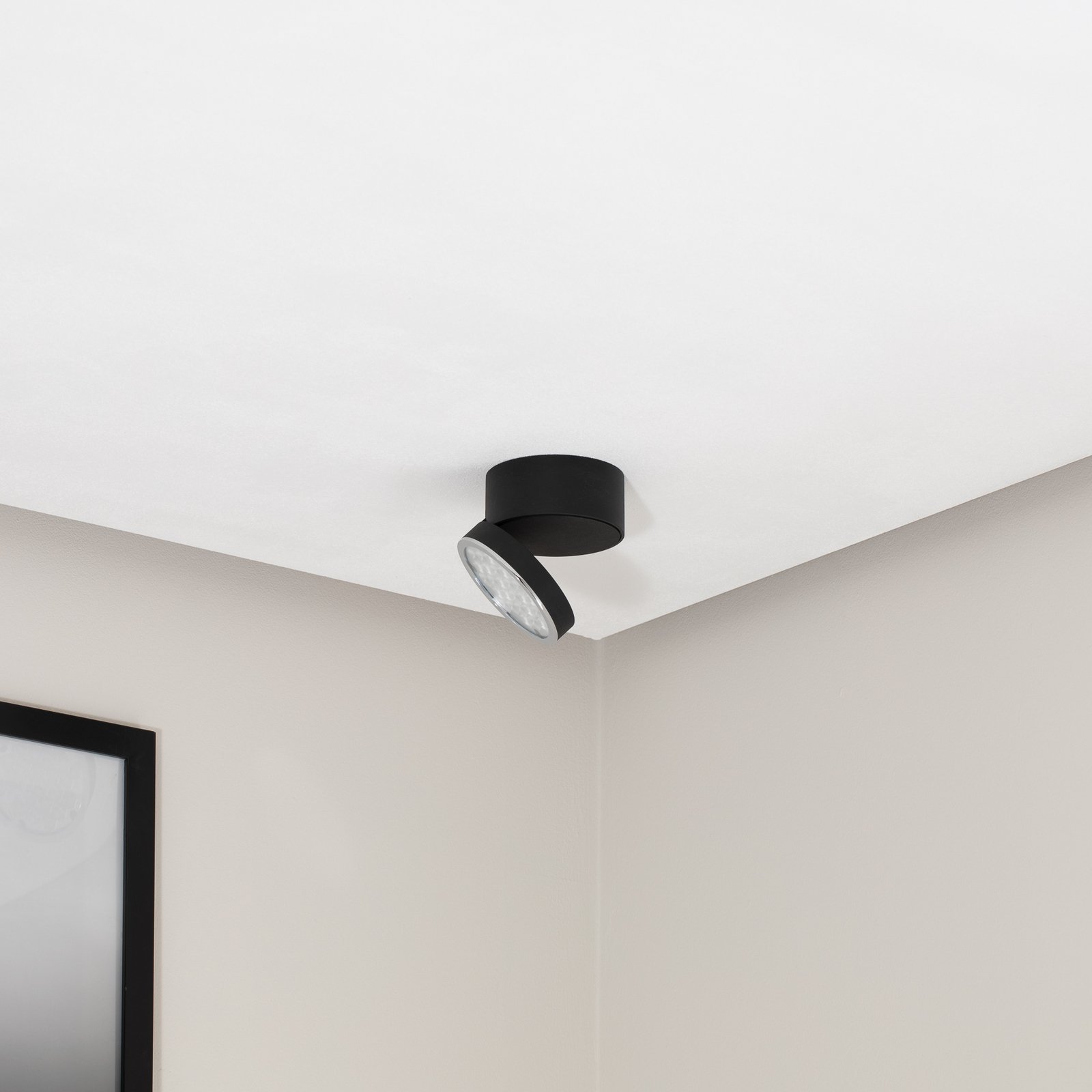 Bega Faretto LED da soffitto 51312.5 metallo nero DALI orientabile