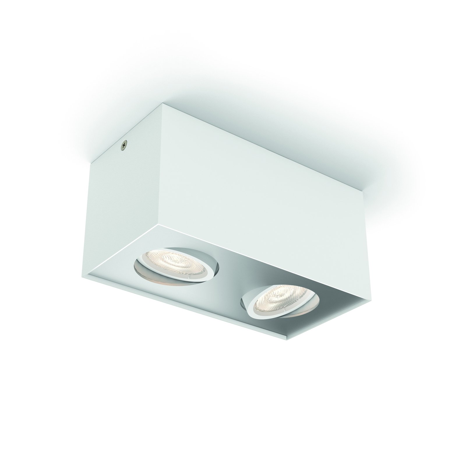 Philips myLiving Box LED-spot, 2 lyskilder, hvidt
