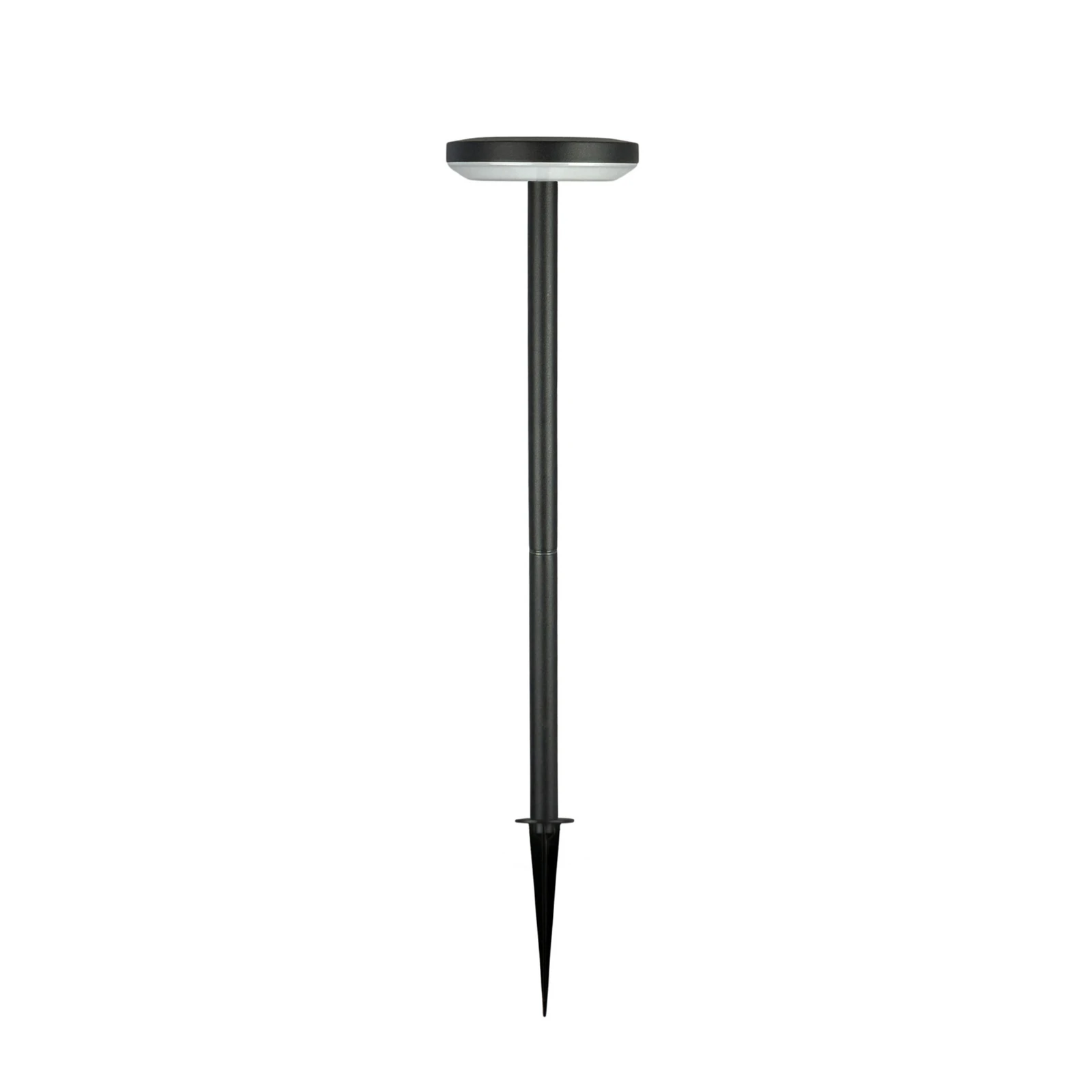 Dyberg Larsen LED-solcelledrevet veilampe Otera 50 cm, jordspyd, IP44