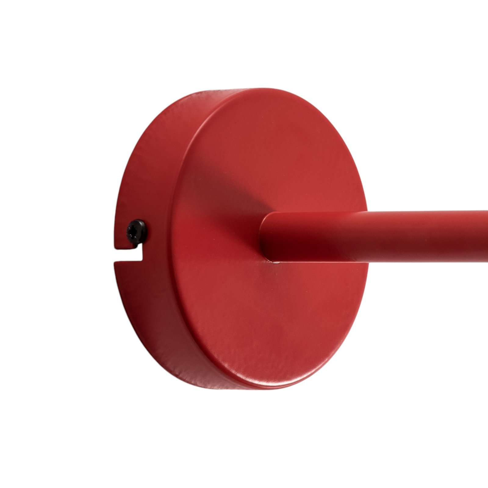 Aplique de pared Sven, 1 luz, rojo, acero, E27