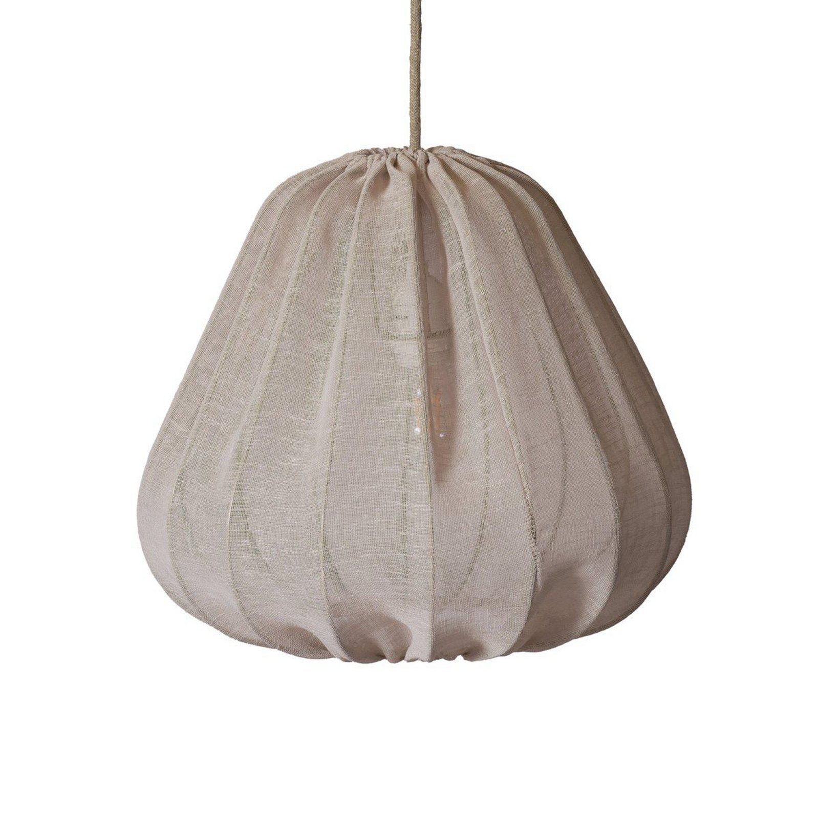 PR Home Висяща лампа Sienna, бежова, височина 35 cm, плат PR Home Висяща лампа Sienna, бежова, височина 35 cm, плат