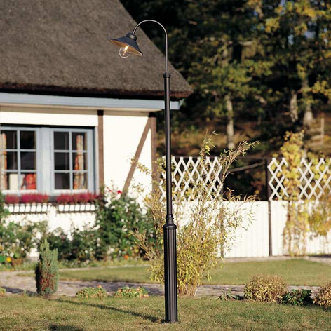 Mastleuchte Vega, schwarz matt, einflammig, 247 cm