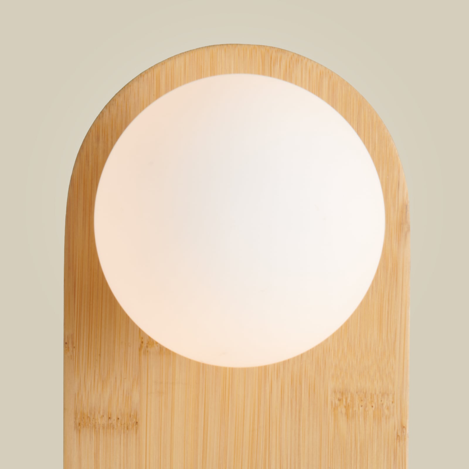 GOOD & MOJO Applique Java, naturale, vetro/bambù, spina