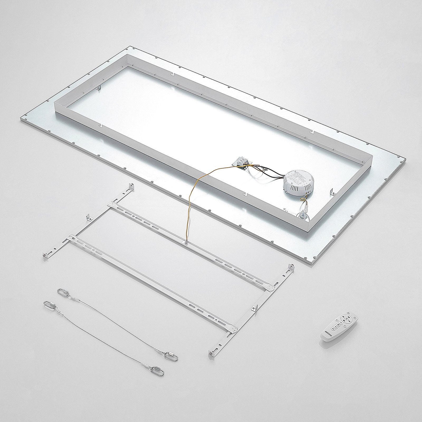 Prios Gelora -LED-paneeli, CCT, 120 cm x 60 cm