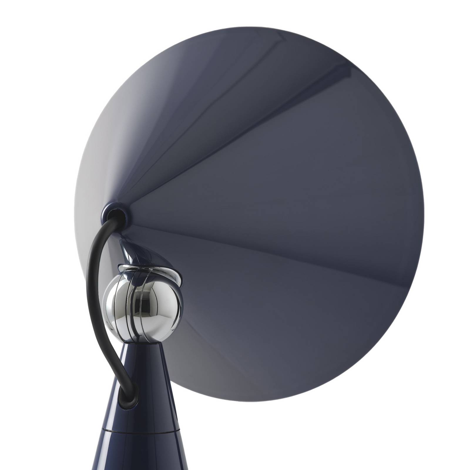 Tom Dixon lampa stołowa LED Pose, indygo, wysokość 25 cm