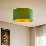 Golden Roller ceiling lamp Ø 60 cm dark green/gold