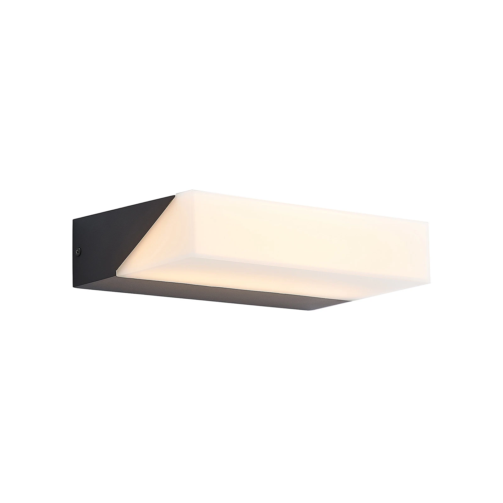 Lucande utendørs LED-vegglampe Golnar, antrasitt, 25 cm