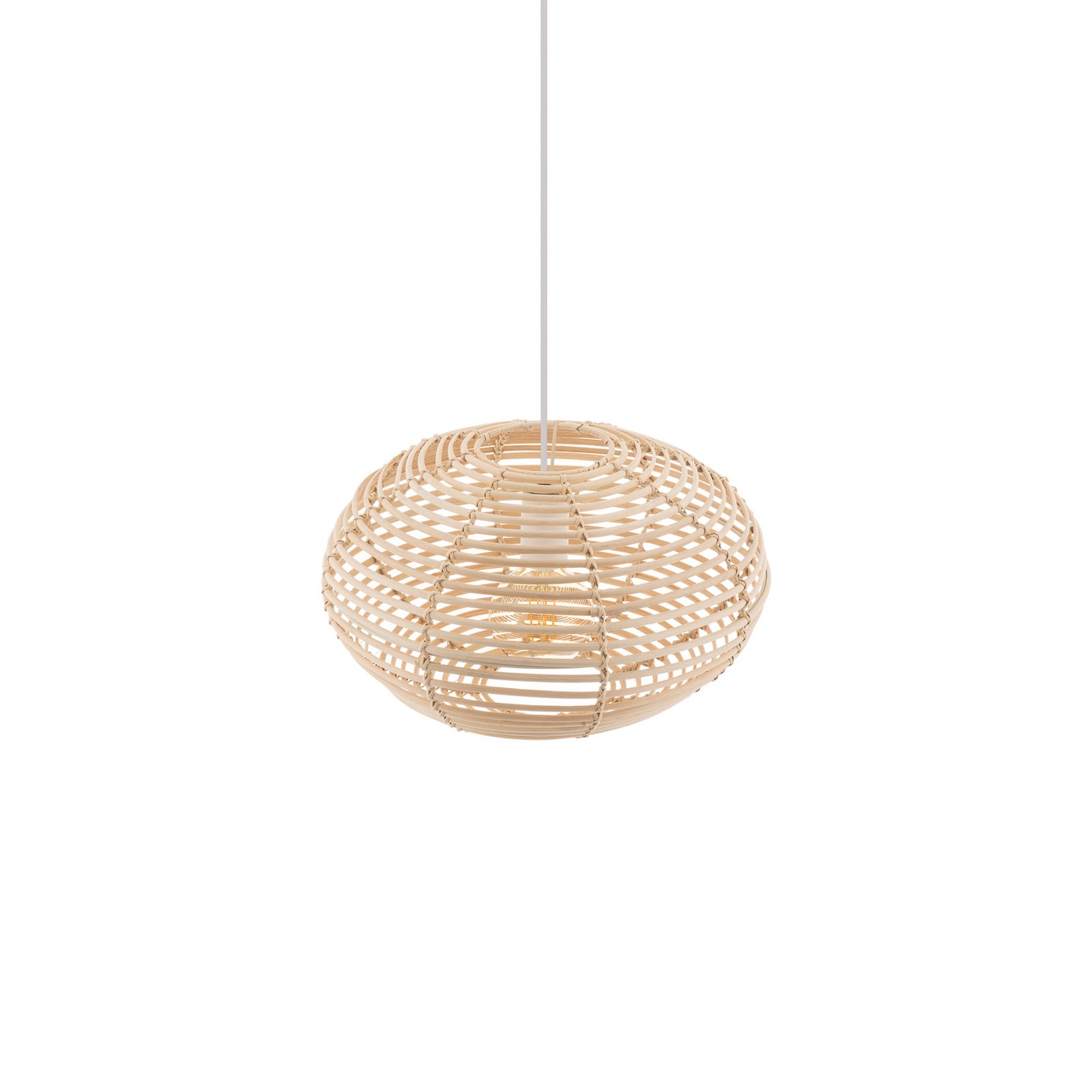 Hängeleuchte RATTAN, Ø 40 cm, naturbraun, Rattan, E27