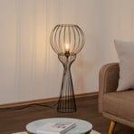 Stehleuchte Mercure, schwarz, Metall/ Kunststoff, Höhe 93 cm