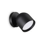 Ideal Lux væglampe Dodo sort 1 lyskilde metal Ø 8,5 cm