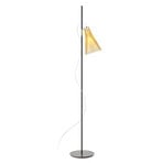 K-Lux Floor Lamp Black/Straw Yellow - Kartell