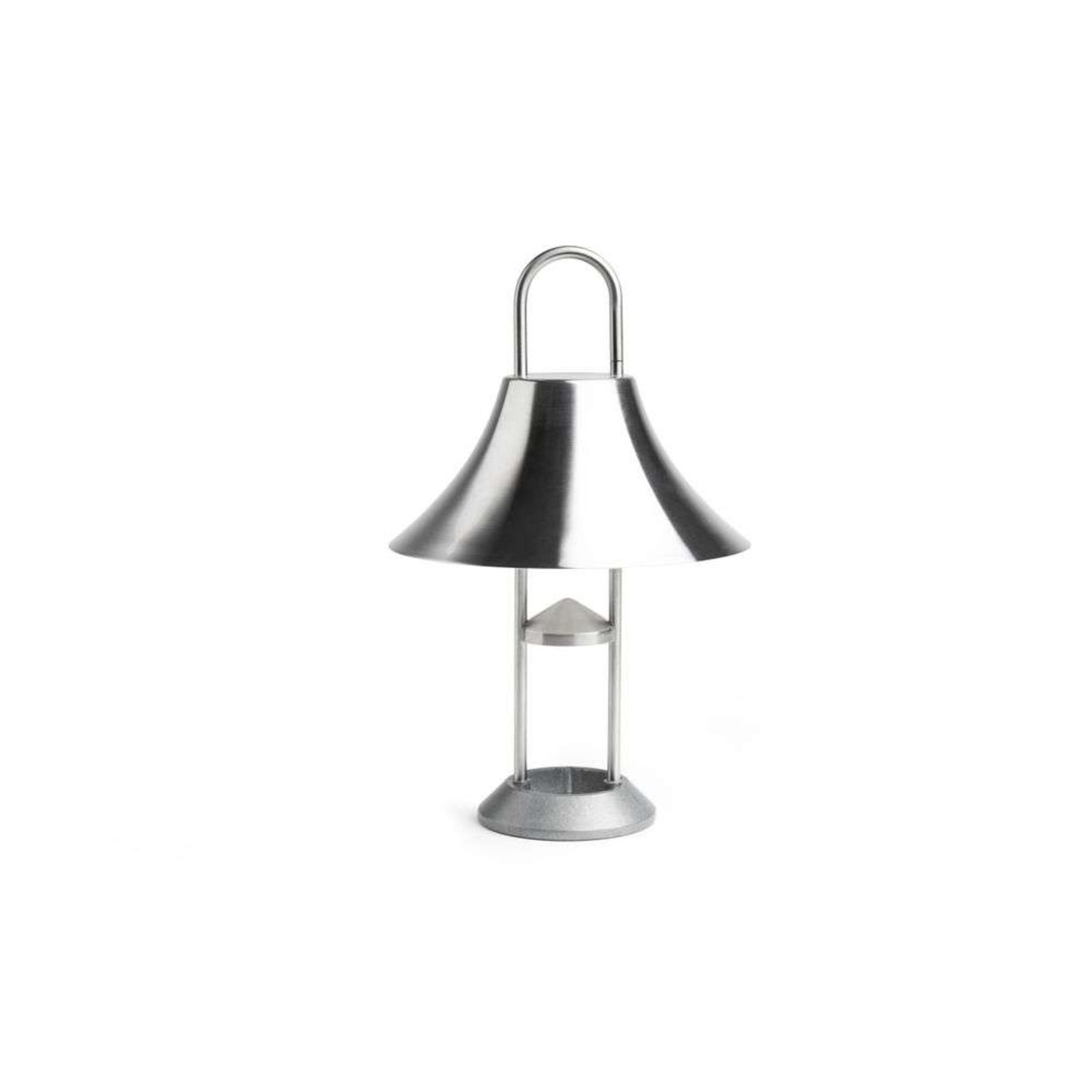 Mousqueton Portable Stolová Lampa Brushed Stainless Steel - HAY