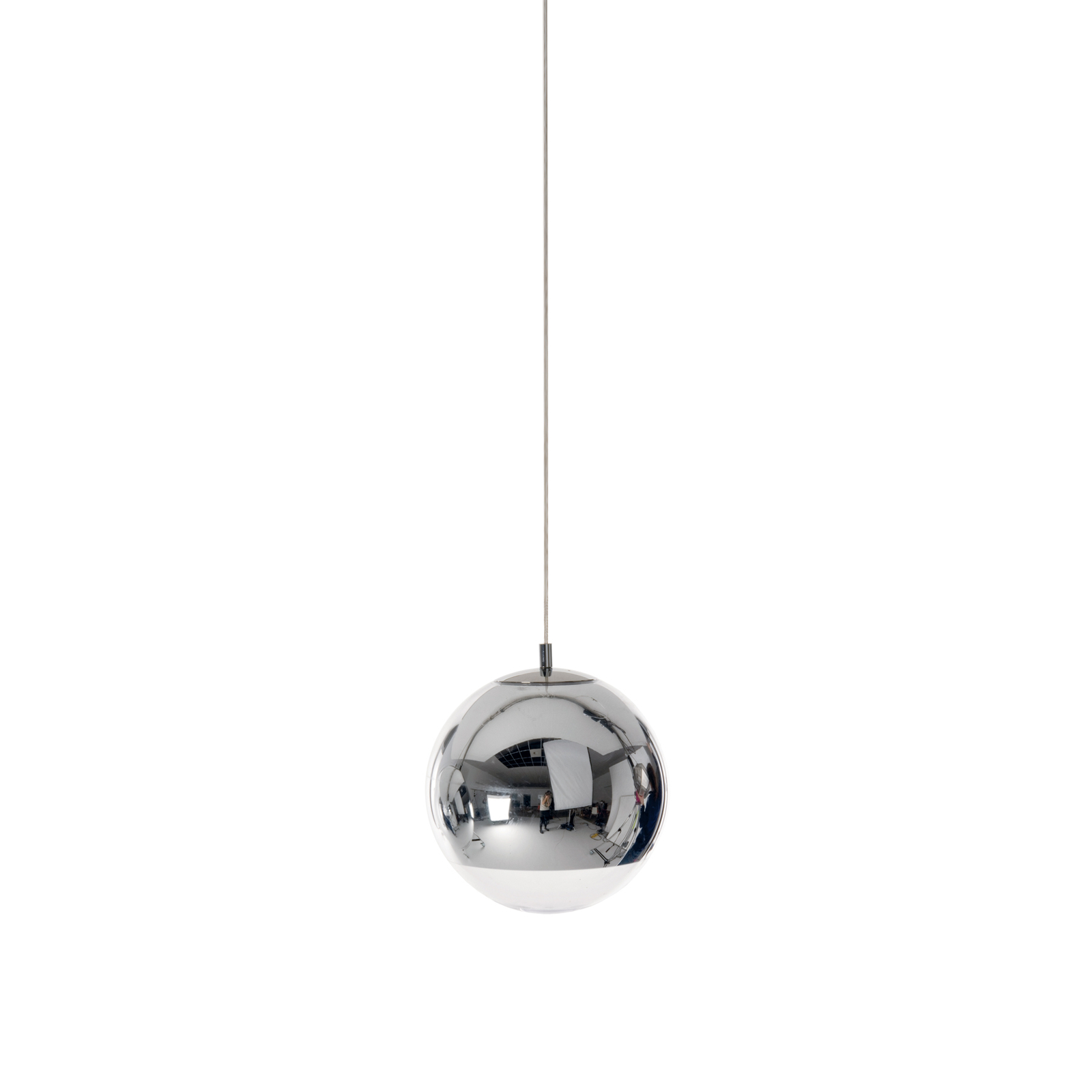 Tom Dixon Mirror Ball LED-Hängelampe Ø 25 cm chrom