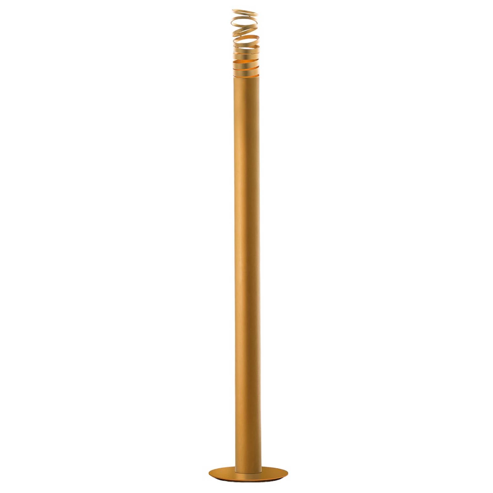 Artemide LED-Stehleuchte Decomposé, gold