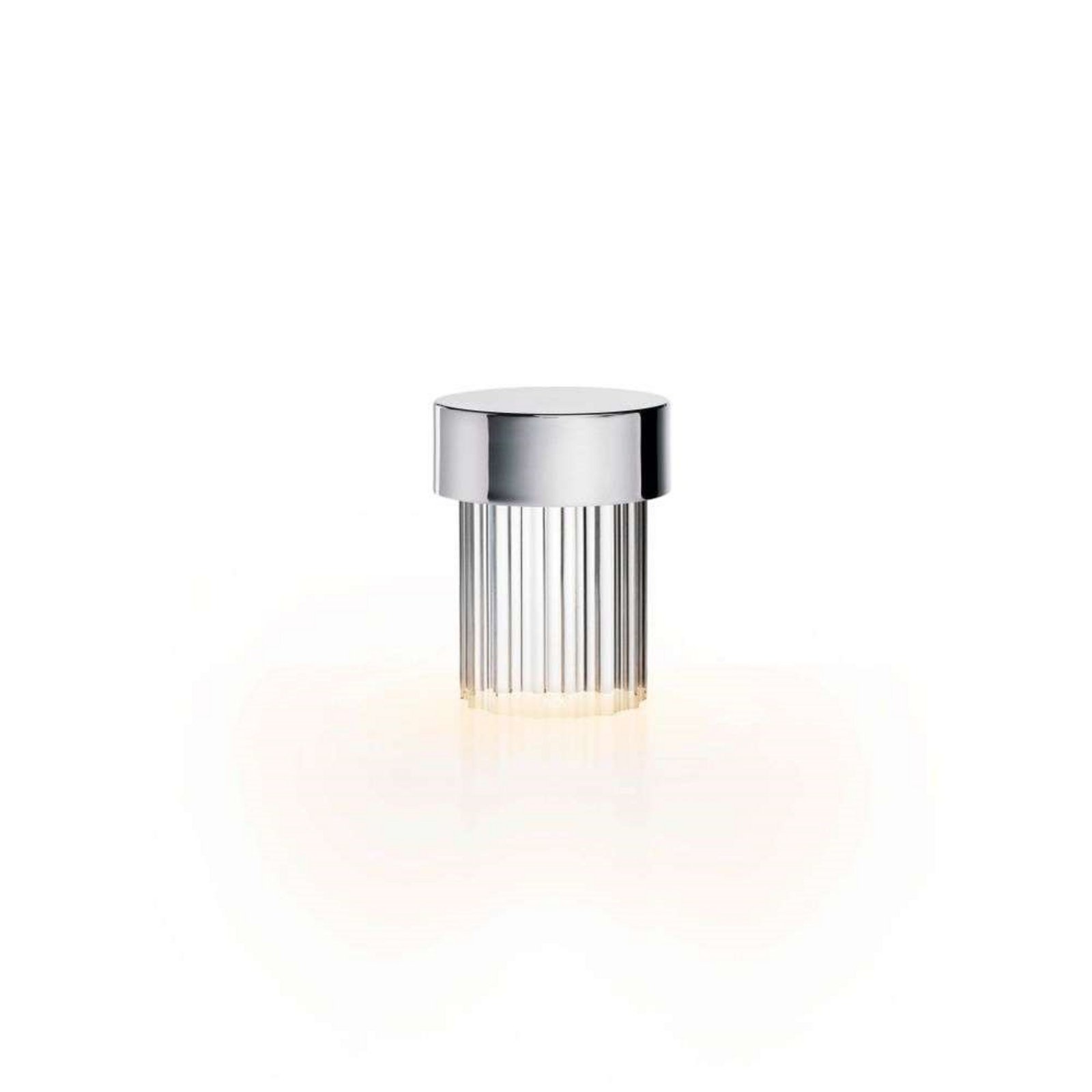 Last Order Fluted Portable Lampă de Masă Polished Inox - Flos