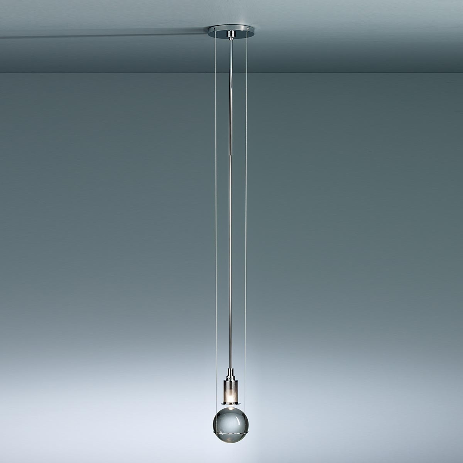 Design-hanglamp LE TRE STREGHE, messing
