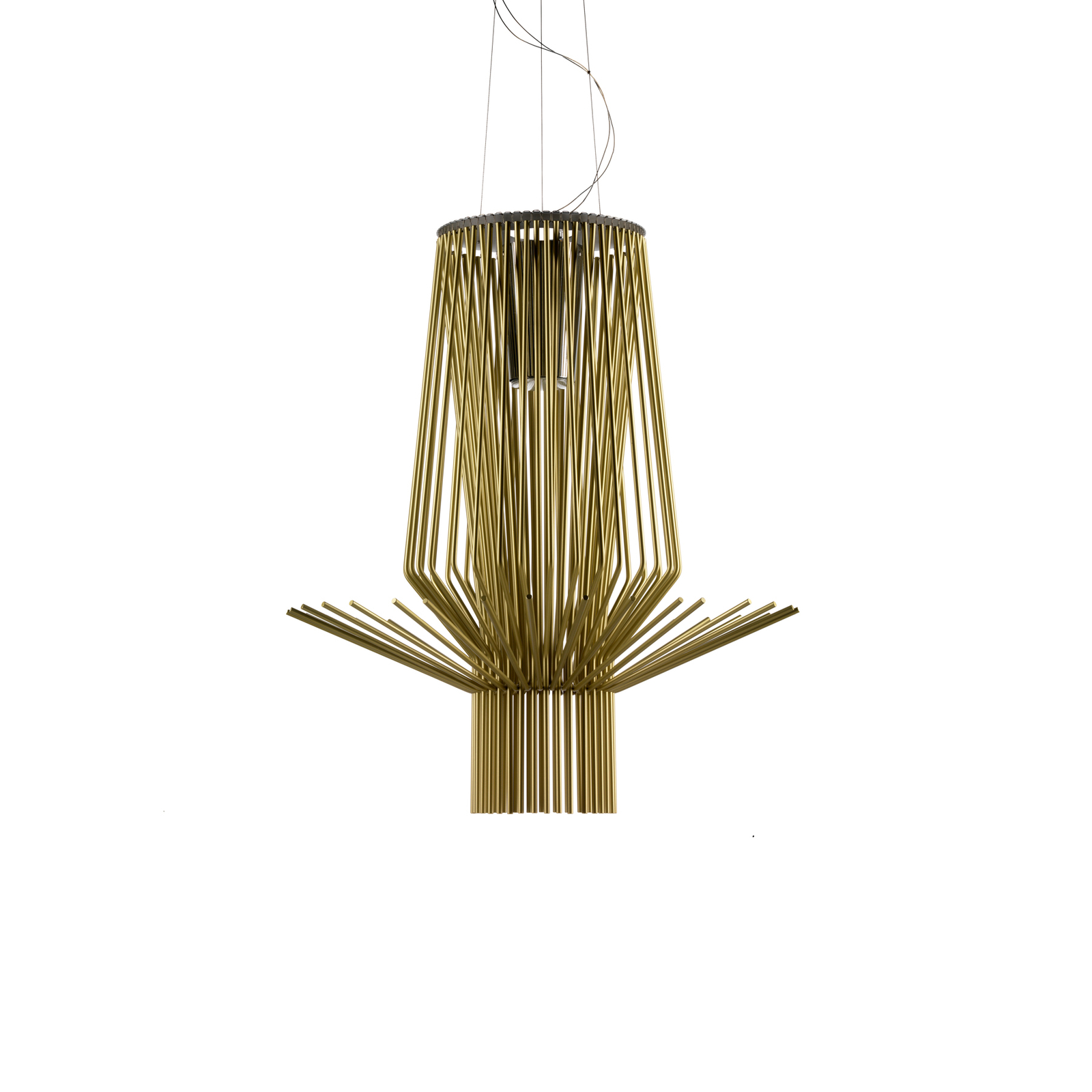 Foscarini Allegretto Assai suspension, dorée