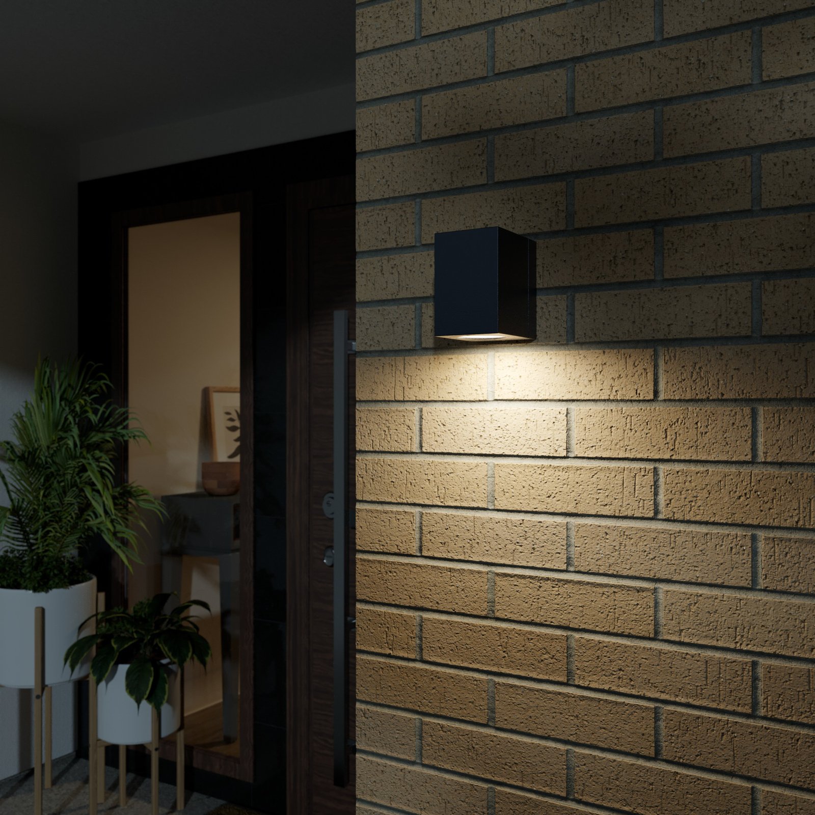 Aplique LED para exteriores Lorik orientable