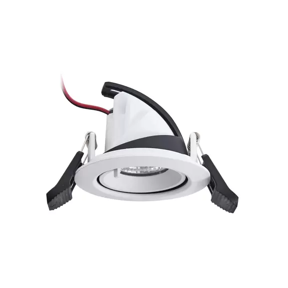 Lampenwelt Arcchio Harcos LED-Downlight, weiß, Ø 8 cm, 4.000K