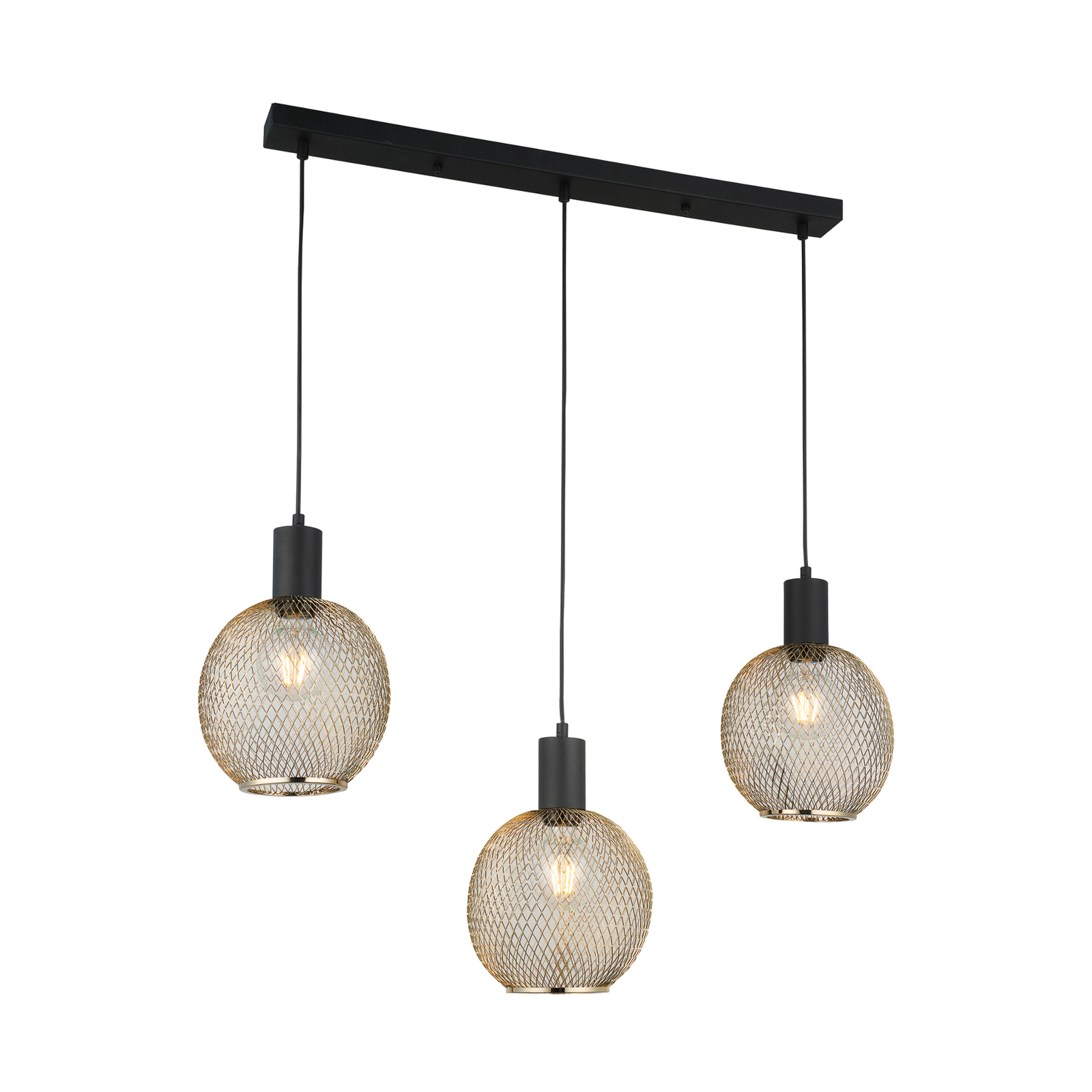 Hanglamp Seka, lineair, 3-lamps